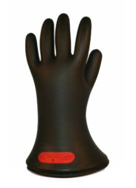 Cementex IG0-11-8R Rubber Insulating Glove, Class 0, 11&amp;quot;, Size 8, Red-