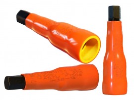 Cementex IH38-08 0.38" Square Drive 0.25" Hex Bit Socket-