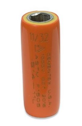 Cementex IS14-11L Deep Impact Socket, 11/32&amp;quot;, square drive-