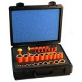 Cementex ISHS-30L Socket and Hex Bit Set, 30 Pieces with LC Ratchet-