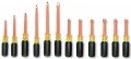Cementex TR-12NDSD Combination Screwdriver-Nut Driver Rolls, 12 Piece Set -