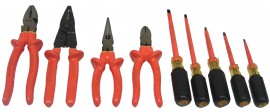 Cementex TR-9ELK-C Composite Screwdrivers Basic Electrician Roll, 9-Piece-