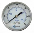 Chem Oil 102D-158C Pressure Gauge, 0 to 30 psi, back mount-
