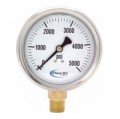 Chem Oil 210L-254K Liquid Fillable Gauge, 0 to 600 psi, 2.5&amp;quot; dial-