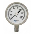 Chem Oil 210L-402E Liquid Fillable Gauge, 0 to 100 psi, 4&amp;quot; dial-