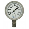 Chem Oil 310L-254D Liquid Fillable Gauge, 0 to 60 psi, stainless steel-