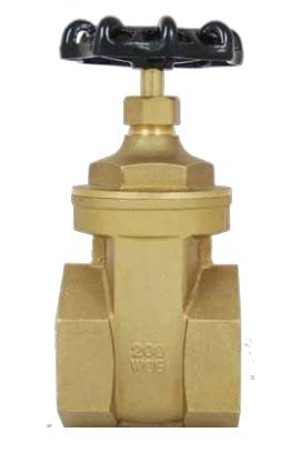 Chem Oil 4000G07 Gate Valve, brass, 1&amp;frac14;&amp;quot;-