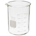 Corning PYREX 1000-600 Griffin Low Form 600mL Beaker, Double Scale, Graduated, 36 Pack-