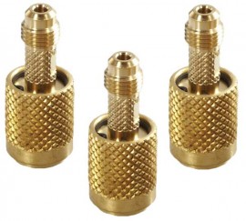 CPS AB3 MICRO-SEAL Quick Couplers, 1/4in SAE Female x 1/4in SAE Male, 3-Pack-