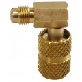 CPS AB41090A MICRO-SEAL Quick Coupler, 5/16in SAE (1/2in-20 UNF) Female x 1/4in SAE Male-