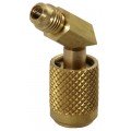 CPS AB453 MICRO-SEAL Quick Couplers, 1/4in SAE Female x 1/4in SAE Male, 45&amp;deg;, 3-Pack-