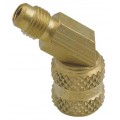 CPS AD87S3 Angled/Swiveling Adapters, 1/4in SAE x 5/16in (1/2in-20 UNF), R-410A, 3-Pack-
