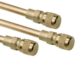 CPS AV4410 Copper Tube Extension Valve, 5/16in (1/2in-20) ACCESS, 1/4in OD x 3/16in ID-