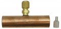 CPS AVCT14 Copper Tube Tee, 1/4in SAE x 7/8in OD-
