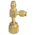 CPS AVT48 Access Fittings, 1/4in SAE Male x 1/4in SAE Female Knurl x 1/2in ACME Male, 3-Pack-
