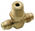 CPS AVT4P Access Fittings with Cap and Core, 1/4in SAE Male x 1/4in SAE Male x 1/4in MNPT, 3-Pack -