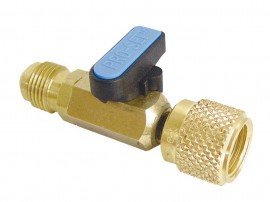 CPS BV38 Ball Valve Hose Adapter, 3/8in SAE Male x 3/8in SAE Female-
