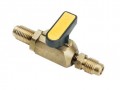 CPS BV41018 Ball Valve Hose Adapter, 5/16in (1/2in-20 UNF) Male x 1/8in MPT-