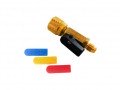 CPS BVAD38 Ball Valve Hose Adapter, 1/4in SAE Male x 3/8in SAE Female-