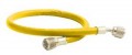 CPS HP5Y Premium Hose with 45&amp;deg; Ball Valve, 1/4in, Yellow-