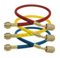 CPS HS6A Standard Charging Hoses with Anti-Blowback Valve, 6ft, 3-Pack-