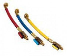 CPS HT1RE Ball Valve Hose Extension, 12in, Red-
