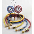 CPS MV3H2P5E Vortech Deep Vacuum 2-Valve Manifold, 5ft Ball Valve Hose Set-