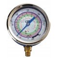 CPS RGH3L Low-Pressure Gauge, R-134a/R-22/R-404A/R-410A, Oil-Filled-