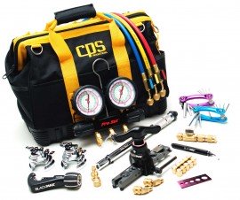 CPS TLB410KIT Mini-Split Tool Kit with Pro-Set Premium Piston Series Manifold-