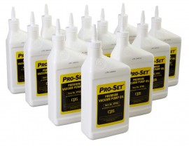 CPS VPOQ12 Pro-Set Premium Vacuum Pump Oils, 1-Quart Bottles, 12-Pack-
