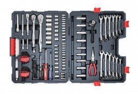 Crescent CTK148MPN 148-Piece General-Purpose Tool Set, 0.25" to 0.5" drivers, SAE/Metric-