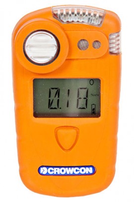 Crowcon GasmanCO2 Single-Gas Detector with rechargeable battery, CO<sub>2</sub>, 0 to 5%-
