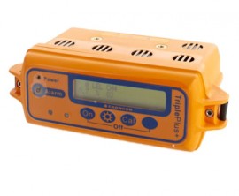 Crowcon TPU-01-XX-Z Triple Plus+ Non-Pumped 4-Gas Detector, CH4 %LEL/O2/H2S/CO-