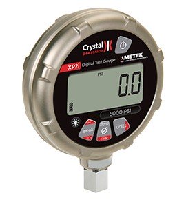 AMETEK Crystal XP2i Digital Pressure Gauge, 0 to 3 Kpsi, 4.5&amp;quot; dial, &amp;frac14; NPT bottom, diecast aluminum housing-