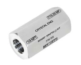 Crystal MPF15K-1/4FPT CPF Female to 1/4 NPT Female Adapter (15000 psi rated)-