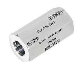 Crystal MPF15K-1/4FPT CPF Female to 1/4 NPT Female Adapter (15000 psi rated)-