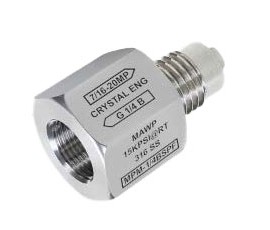 AMETEK Crystal MPM-1/8BSPF Pressure Fitting, CPF male to 1/8&amp;quot; BSP female-