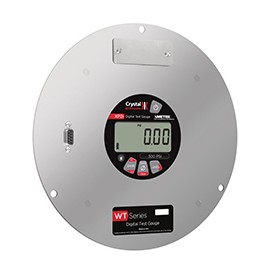 Ametek Crystal WT Series Digital Pressure Gauge, 0 to 2 Kpsi, 8.7&amp;quot; panel mount, rugged aluminum alloy-
