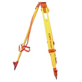 CST/Berger 60-WDW20HV-ONL Heavy Duty Wood Tripod, Wing Screws, Orange-