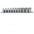 CTA 1469 Socket Set, 11-piece, flat-cut e-star-