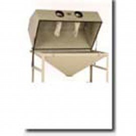 Cyclone FT6035 Glass Bead Blaster, full top opening, dust collector-