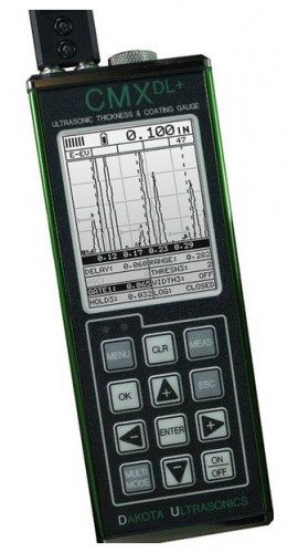 Dakota CMXDL+ Coating &amp;amp; Wall Thickness Gauge with Datalogging, A/B Scan-