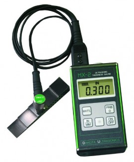 Dakota MX-2 Ultrasonic Wall Thickness Gauge, 8 Preset &amp;amp; 2 Programmable Velocities-