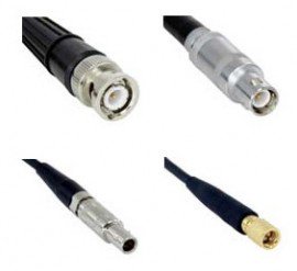 Dakota N-204-4020 4&#039; Transducer Cable, Dual Lemo to Microdot-