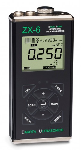 Dakota Ultrasonics ZX-6 Ultrasonic Multi-Echo Thickness Gauge -