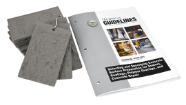 DeFelsko CSPTG ICRI Concrete Surface Profile Chips with technical guideline, 10-pack-