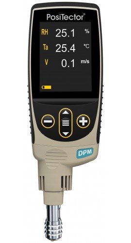 DeFelsko DPMA3 PosiTector Advanced Dew Point Meter with built-in probe and wind speed sensor-