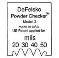 DeFelsko PC3 Powder Comb 20-50 mils-