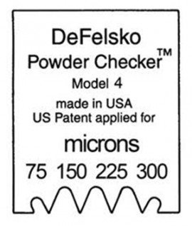 DeFelsko PC4 Powder Comb 75-300 um-