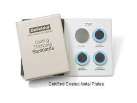 DeFelsko STDZSTLM Zero Plate, Medium Square, Steel-